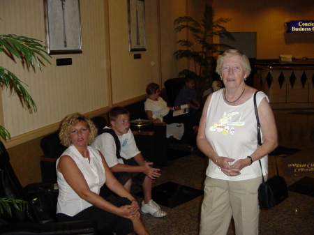 Mt sister Pam, her son Billy, and of course mom.