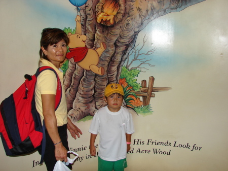 Audrey and Jack at Pooh's Huney Hunt-2007