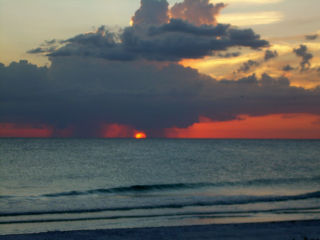 Sunset off of Coquina Key