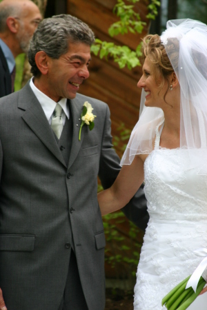 My Husband Woody and I at our Wedding April 2006