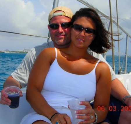 Husband Fred and I-Aruba 2006