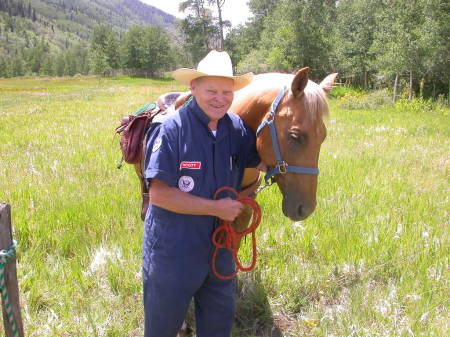 Mosca, CO, after returning from an investigation.