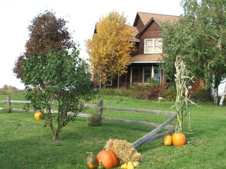 Our house in the Fall