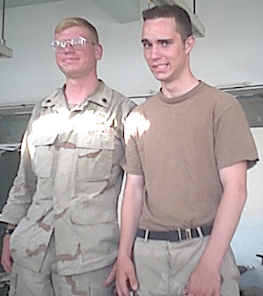 Fitch and Eze in Iraq