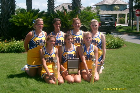 S.M.H Senior cheerleaders.
