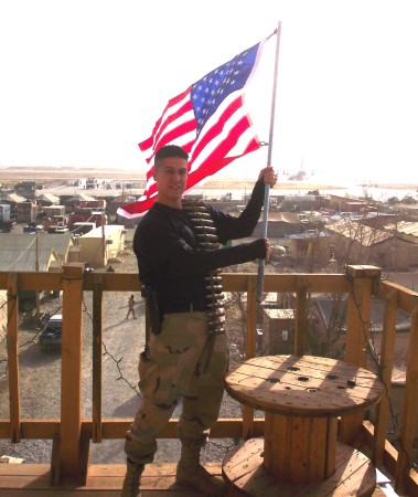 My son, Neto, in Afghanistan.