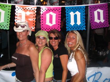 Me and the girls at the Harley shop