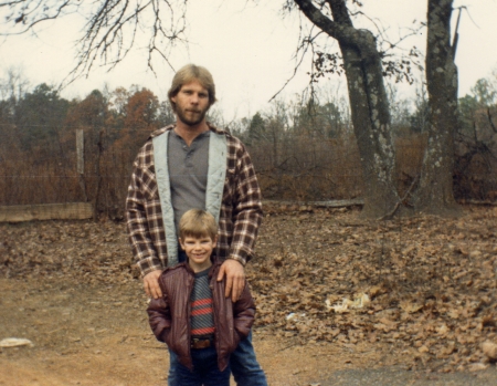  Me and my son JASON in the winter of 1987