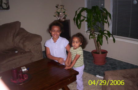 my nieces Brittany and Biansey