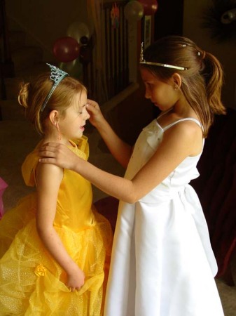 Haiden and Anna at her birthday party