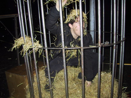 Me in a cage circa 2001/2002