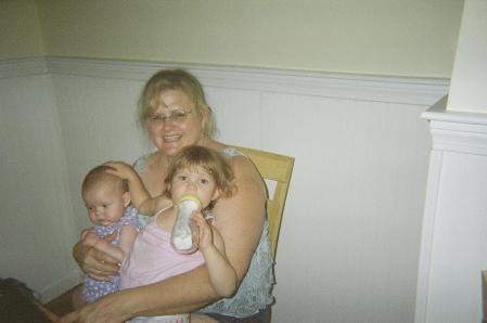 Me and the granddaughters June 2006