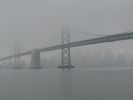 fog at bay bridge