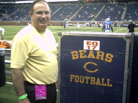 Next to the Bears bench, 9/30/07