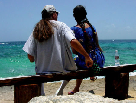 on the beach Isla Mujeres, Mexico