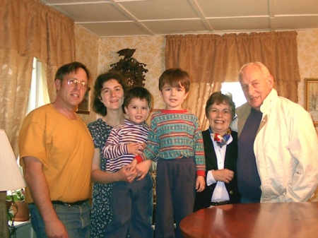 Dad and Kathryn and family