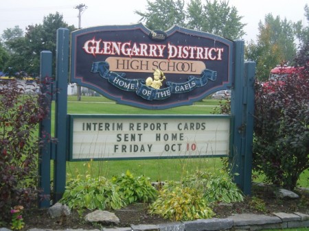 Glengarry District High School Logo Photo Album