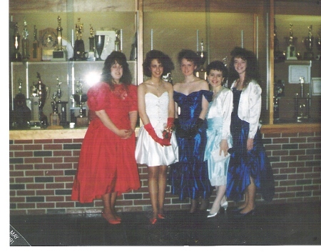 Senior Prom 1991 (me in the middle)
