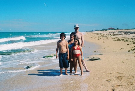 Family at Washington Oaks Beach, Fla.