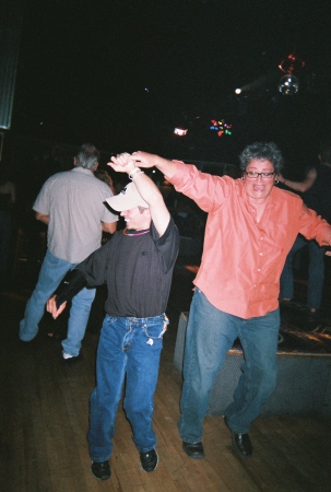 Dancing w/my buddy, Mike