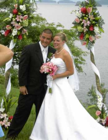 Amy and her new husband, Bill - July 2005