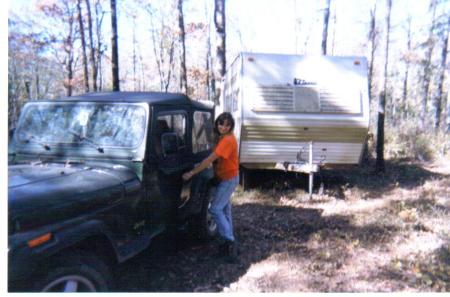 Camping in Arkansas.Do you thing the jeep will pull it?