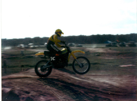 Me and my YZ400E at New River MCAS