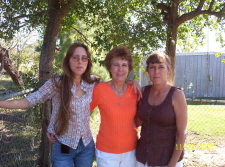 my sis, mom and me in the brown