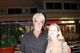 With Sam Elliot in Capetown Nov. 2005