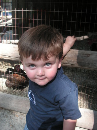 Nolan at the Zoo on his 2nd birthday