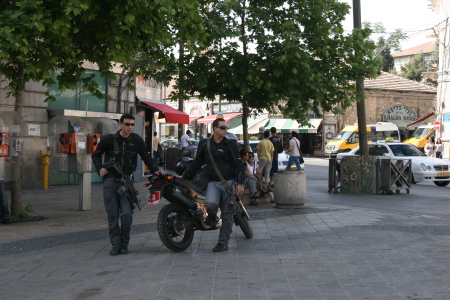 Elite Motorcyle Police in Jerusalem