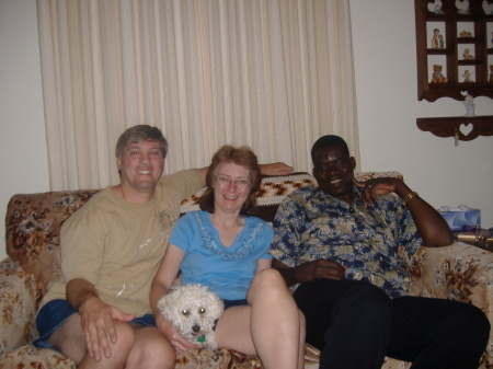 Debbie, Rob, and Peter from Nigeria