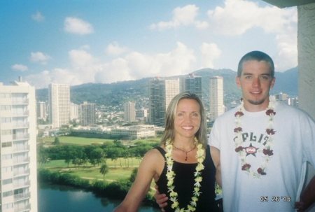 Cory and me in Hawaii, 5/2006