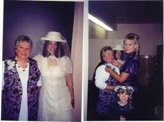 Me on Wedding Day with Mom & Aunt