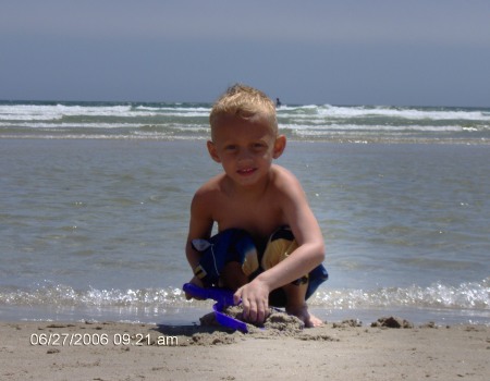 Jacob on Ogunquit beach