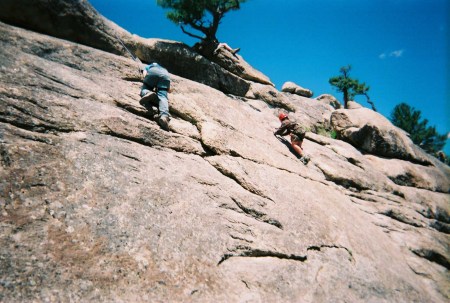 Joshua Rock Climbing