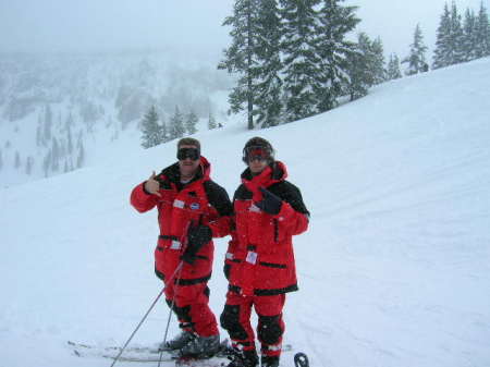 My son Patrick and me at Mt. Bachelor OR.