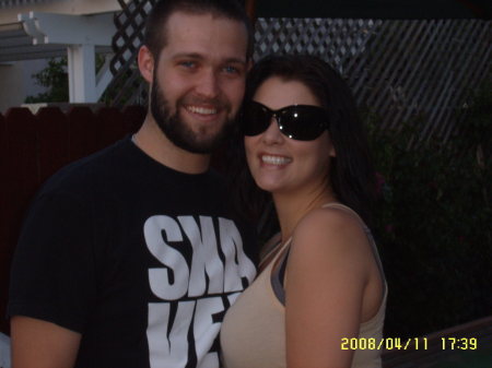 My youngest Daughter Brittany& her boyfriend.