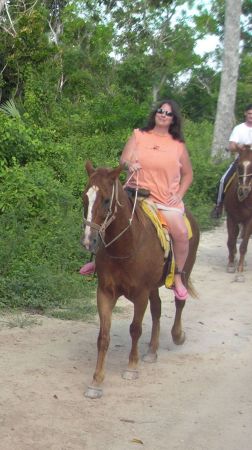 Horseback riding in Cancun