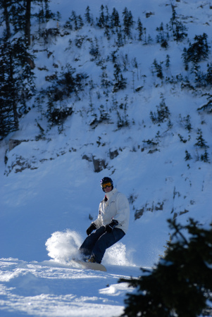 More snowboarding