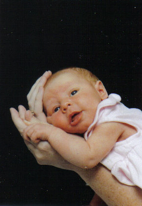 Megan at one month.