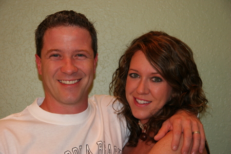 Steve Junior and his wife Jennifer...taken this past summer at my house.