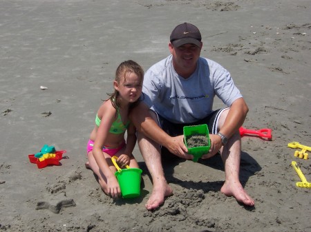 Chris and Kirstyn at the beach