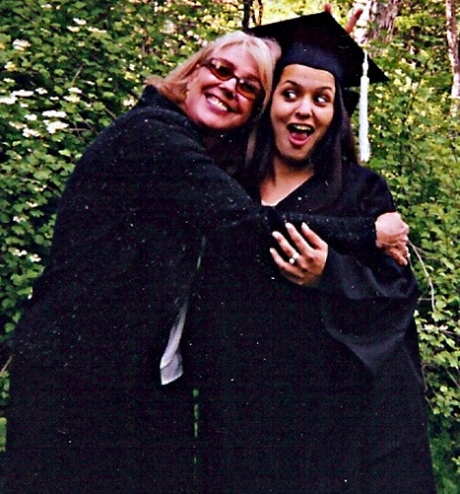 My daughter, Hilary and I at her graduation.