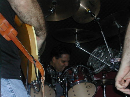 Playing drums with " APOSTLE"