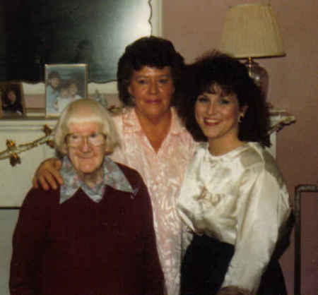 Grandmother, mom and me