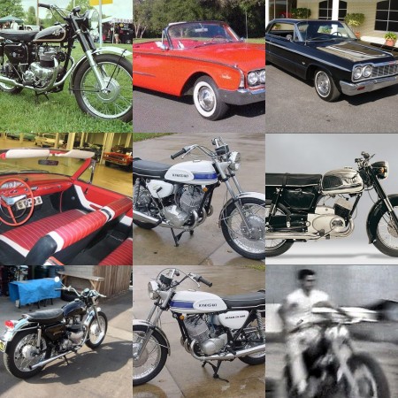 my rides 1958-1969