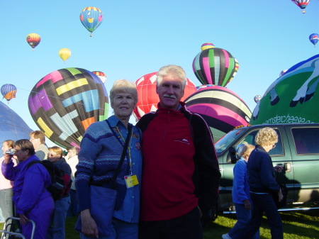 Betty and I at Balloon Festival