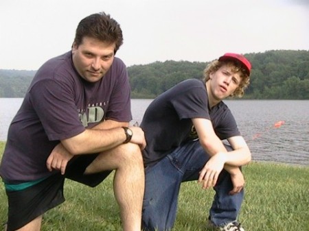 me & billy by the lake