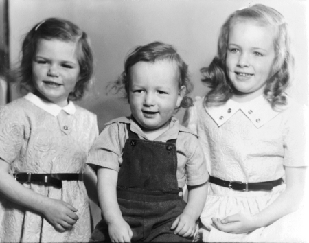 The Rolette kids in 1954